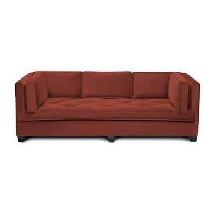 Williams Sonoma Home Wilshire Sofa 96, Tuscan Leather, Wildberry 