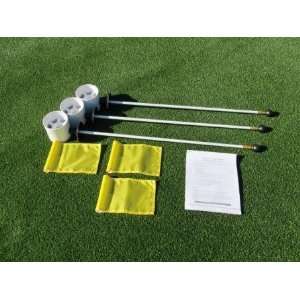  Deluxe Putting Green Accessory Kit   3 Aluminum 4 Inch PGA 