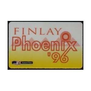   Phone Card Finlay Phoenix 96   Artistic Sun & Mountains Logo PROOF