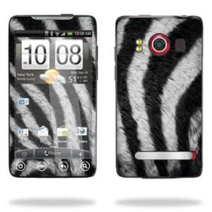   Vinyl Skin Decal for HTC EVO 4G   Zebra Cell Phones & Accessories