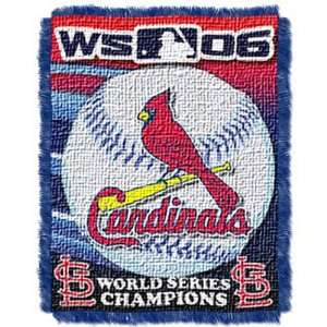 St. Louis Cardinals MLB World Series Champions Woven Tapestry Throw 