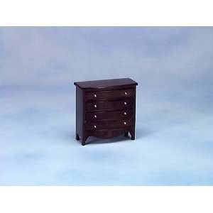    Dollhouse Miniature Walnut Chest of Drawers: Everything Else