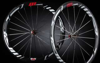 01Racing 700C Carbon Bicycle Wheels 1544g Tubular +Bag  