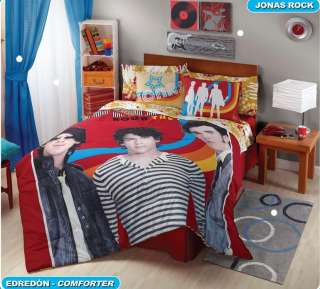 New Disney Jonas Brothers Comforter Bedding Set Queen 8 pieces