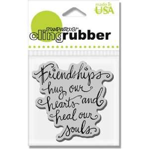  Cling Rbbr Stamp Heart & Soul Arts, Crafts & Sewing