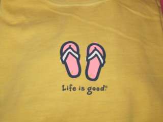 NWT Life Is Good SS FLIP FLOPS Sandals on Sunny WOMEN  