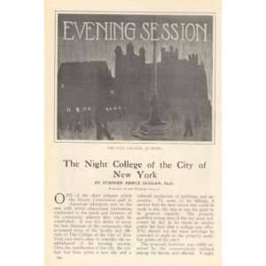  1910 Night College of the City of New York Everything 