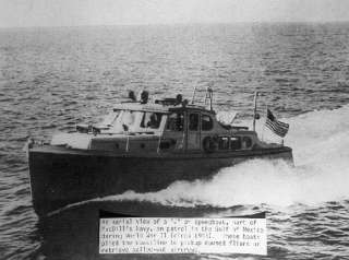 This J or speedboat, part of MacDills Navy, was on patrol in the 
