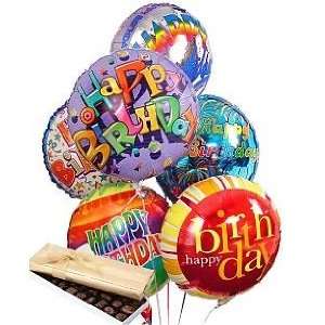  Birthday Balloons & Chocolate 6 Mylar Patio, Lawn 
