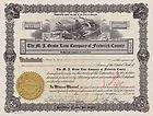 USA LOT OF CITY INVESTING CO stock certificates  