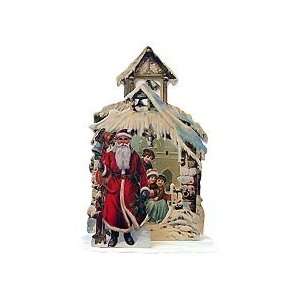  Santa and Children Pull Down Card
