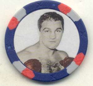 ROCKY MARCIANO** FIGHT COLLECTOR CHIP  