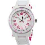Juicy Couture Womens 1900685 Queen Couture Silver Dial Watch 