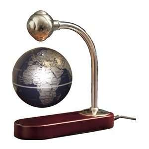  Cram Levitating Globe 3.5 inch Silver and Blue Office 