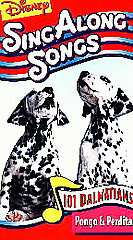 Disneys Sing Along Songs   101 Dalmatians Pongo and Perdita VHS, 1996 