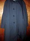 Mens TOWNCRAFT LINED Long Coat NO IRONING Vintage