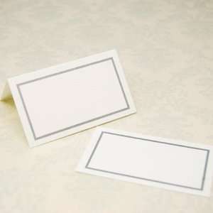  Wedding Place Cards   Classic Silver: Health & Personal 