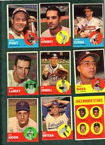1963 TOPPS #466 ROOKIE STARS BILL FREEHAN RC EXMT CENTR  