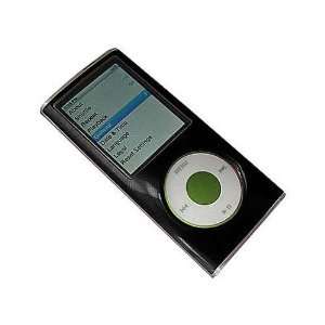 : Skque Black Crystal Aluminum Case for Apple iPod Nano 4G Chromatic 