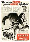 FLORIDA GUIDE GEO. REDDING IN 1954 PETERS HV AMMO AD
