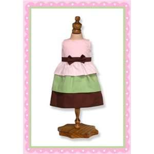  Tea Party Dress, Fits 18 Inch American Girl Dolls Toys 