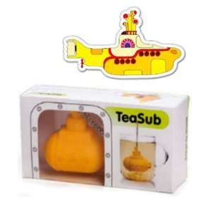 Sub  Yellow Submarine Tea Infuser **BONUS** Beatles Yellow Submarine 