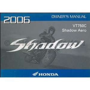  Honda Shadow Aero Motorcycle Owners Manual Original VT750C: Honda