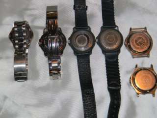 SWISS ARMY WENGER SAK DESIGN WATCH LOT of 6 MENS WATCHES ALL GREAT 