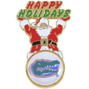  Florida Gators Happy Holidays Pin
