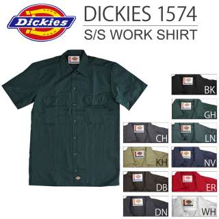   Sleeve Work Shirt Authentic Dickies Apparel Pick Size / Color  