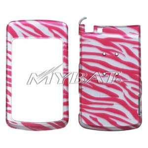  MOTOROLA i9 Zebra Skin Hot Pink 2D Silver Phone Protector 