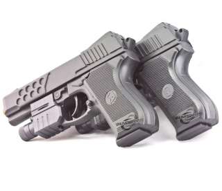 NEW SPRING AIRSOFT PISTOLS HAND GUN w/ LASER & LED FLASHLIGHT & 6MM 