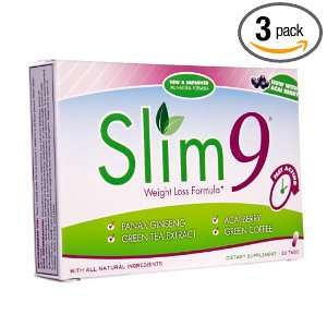  Slim9 Weight Loss Formula   3 Month Supply: Health 