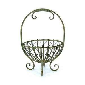  Plant stand metal 11dx16.5h