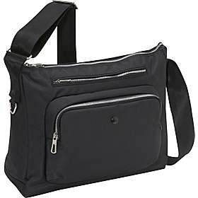 MSB Top Zip Laptop Crossbody Bag (13 MacBook Pro) Black