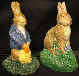 Haresnickle Enesco Easter Bunny Set of 2 Bunnies 310999  
