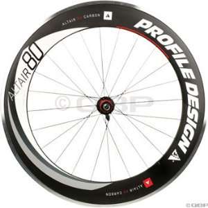   Profile Altair 80 Semi Carbon Clincher Rear Wheel: Sports & Outdoors