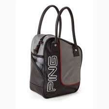 NEW 2011 Ping Golf Practice Ball Shag Bag SILVER / BLACK  