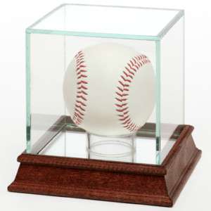 Glass Baseball Display Case  