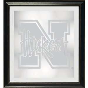   Nebraska Cornhuskers Framed Wall Mirror from Zameks: Sports & Outdoors
