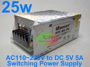 AC100 240V DC 5V 5A Switching Power Supply Transformer  