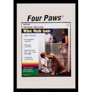   Extra Tall Wood Frame Dog Gate 29.5 50 Inch W by 44 Inch H Pet