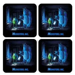 Monsters INC Coasters, (set of 4) Brand New