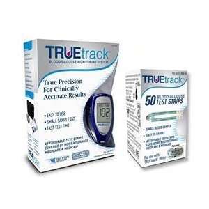 Truetrack Diabetes Meter Kit Combo (Meter Kit and Truetrack 50ct)