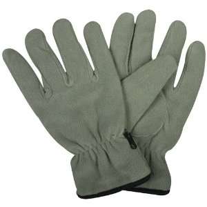 Foliage Green Insulated Military Style Fleece Gloves:  
