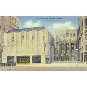   Vintage Postcard The WGN Studios   Chicago Illinois 