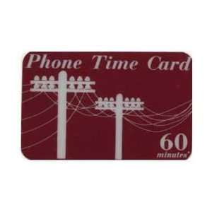  Card Generic Card Picturing Telephone Poles (Paper) 