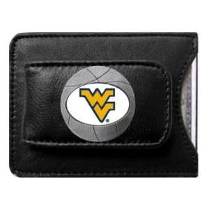 West Virginia Mountaineers Basketball Credit Card/Money Clip Holder 