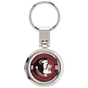 Florida State University Domed Metal Keychain: Sports 