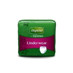 Depend Underwear for Women Extra Absorbancy (Medium)   80 briefs